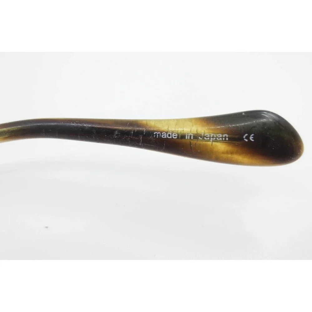 Oliver Peoples Bricklyn OV1087T 5075 Titanium Eyeglasses Brown Semi-Rimless 53mm